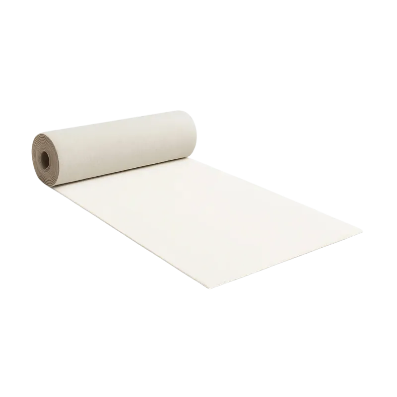 White carpet runner
